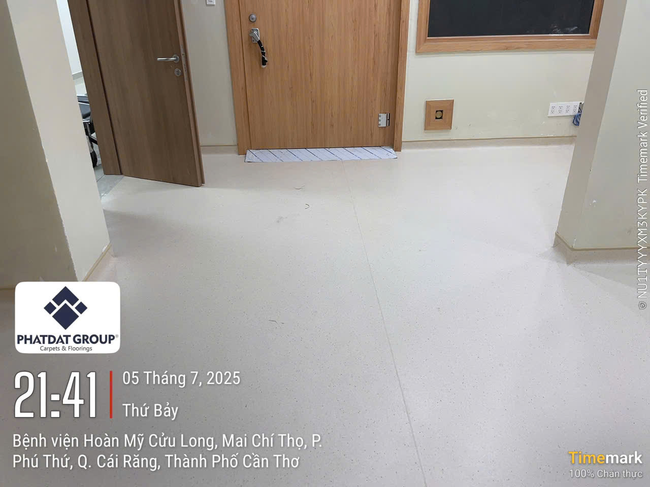 Sàn vinyl bệnh viện Hoàn Mỹ Cửu Long 